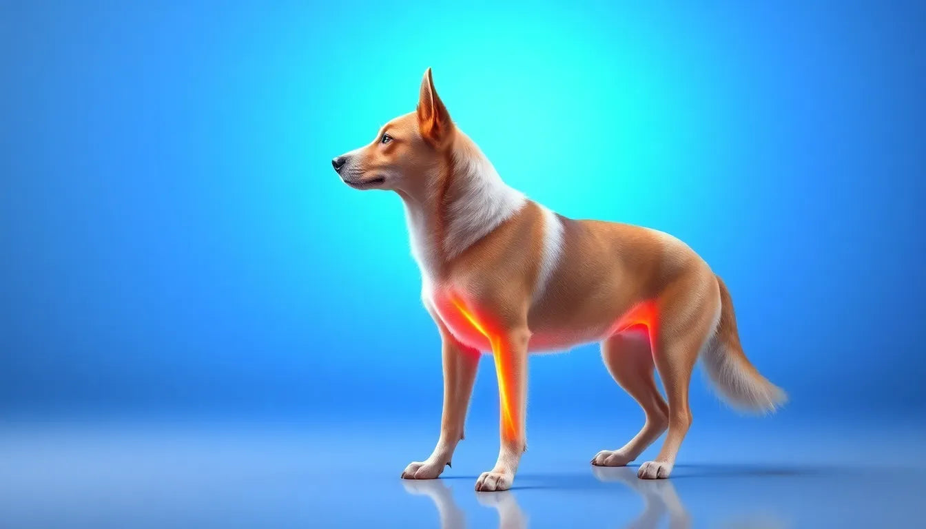 Wenn der Hund nicht mehr laufen kann: was tun bei einem bandscheibenvorfall? - Illustration