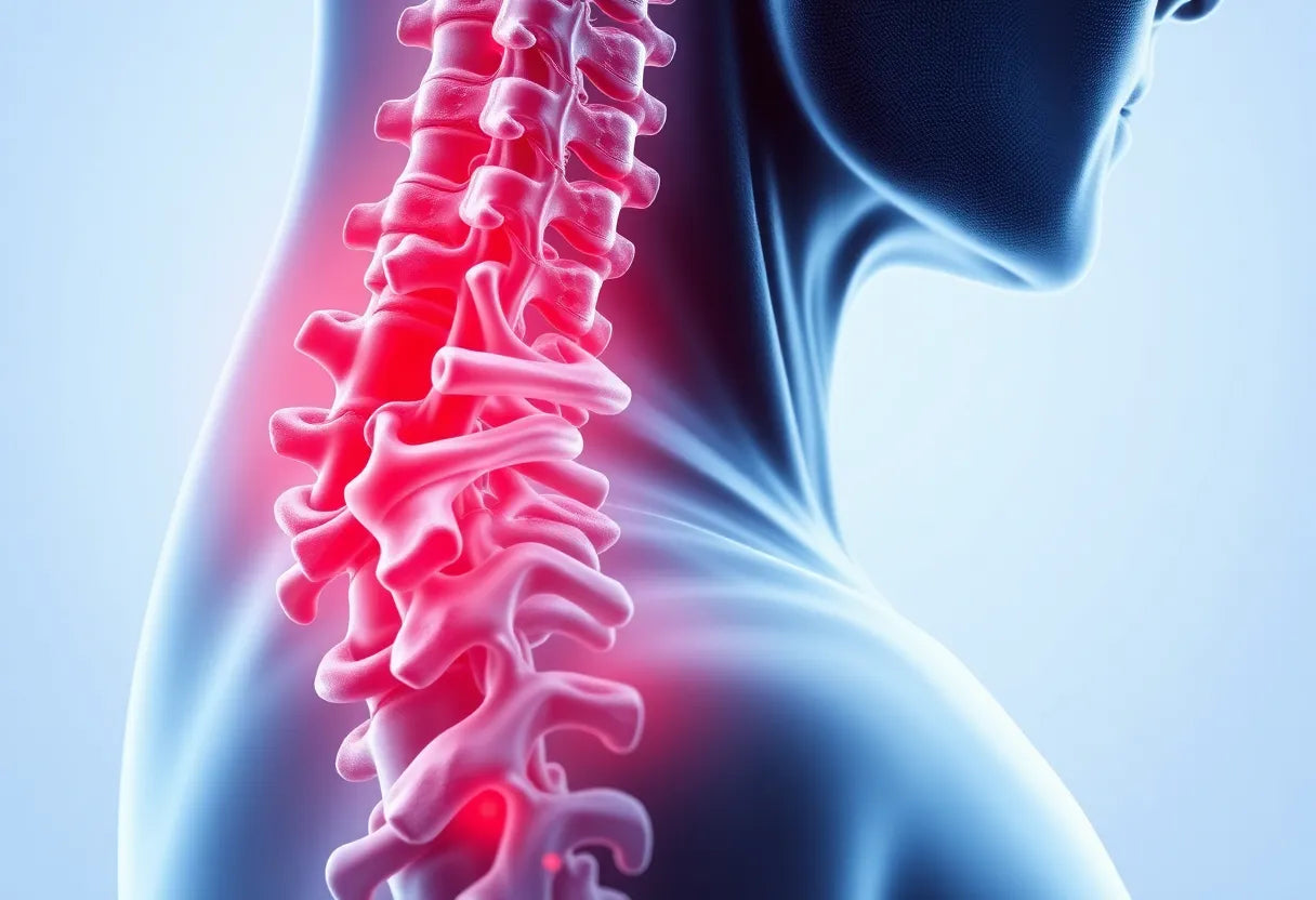 Akuter bandscheibenvorfall: schnelle Hilfe und langfristige Lösungen für Ihre Gesundheit - Illustration