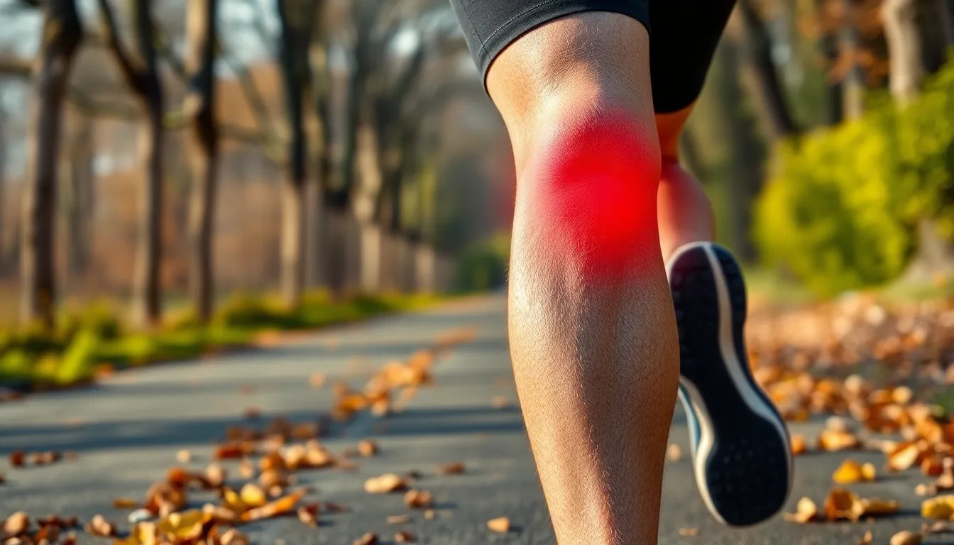 Laufend schmerzfrei: Tipps gegen knieschmerzen nach dem joggen - Illustration