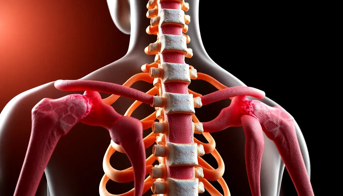 Entdecke die faszinierende Welt der lenden anatomie - Illustration