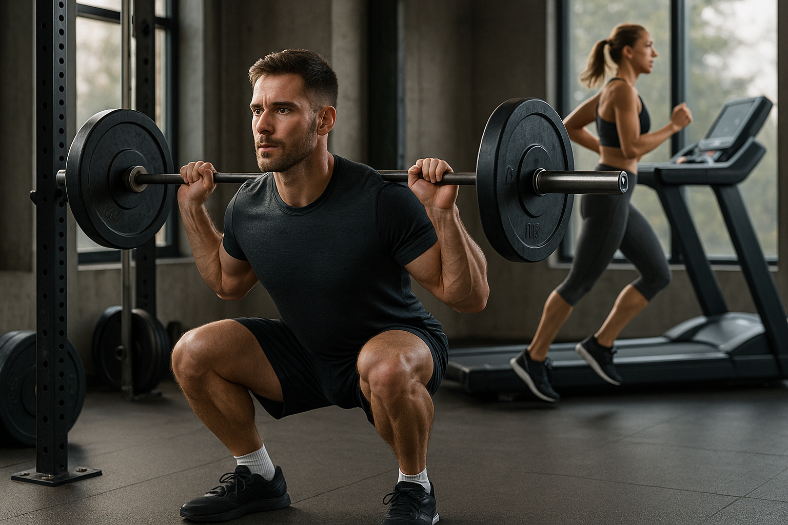 Krafttraining und laufen: die perfekte Kombination für bessere Leistung und weniger Verletzungen - Illustration