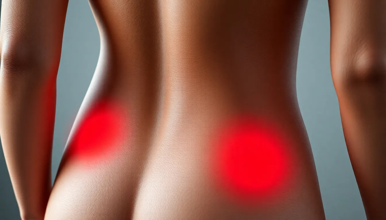 Menstruationsschmerzen im unteren Rücken: Ursachen verstehen und Linderung finden - Illustration