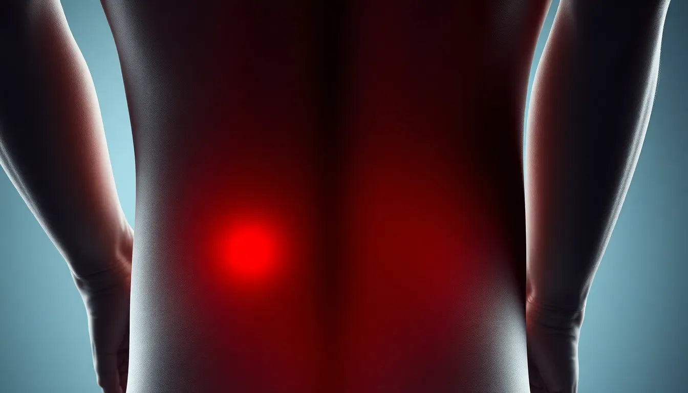 Verstehe die Ursachen und finde Linderung bei schmerzen in der rechten Seite des Rückens unter den Rippen - Illustration