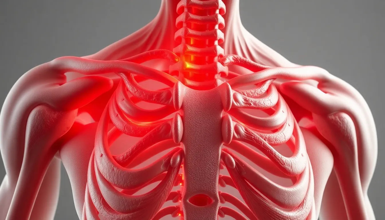 Linderung bei bandscheibenvorfall bws 7/8: symptome verstehen und behandeln - Illustration