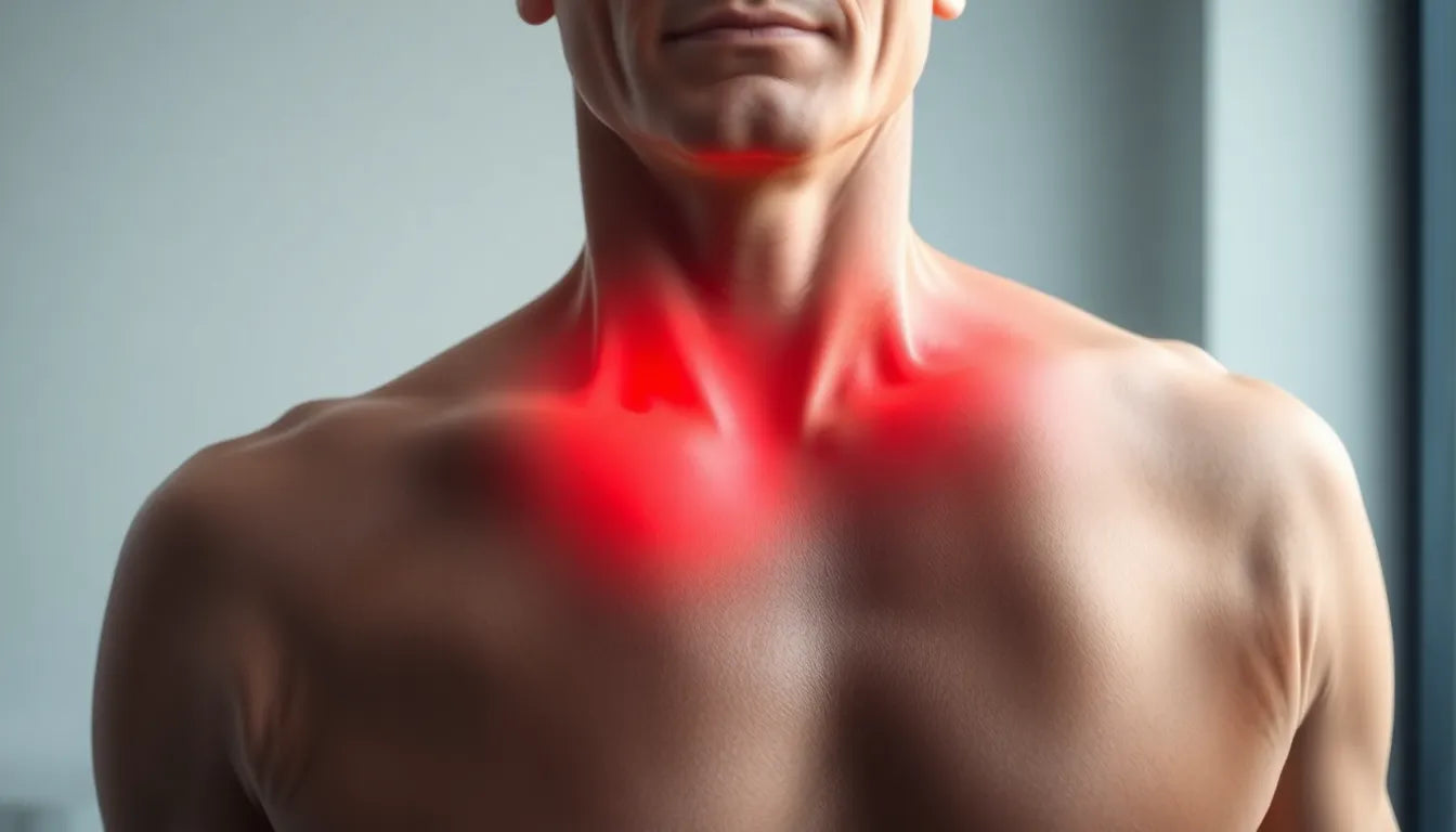 Finde Linderung bei schmerzen auf der außenseite des oberschenkels - Illustration