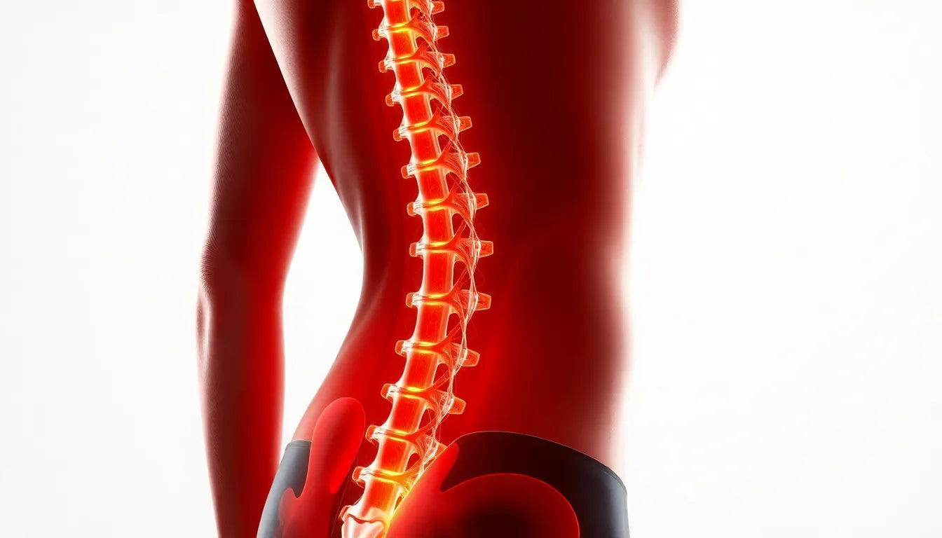 Sanfte Übungen für die LWS: So lindern Sie Bandscheibenbeschwerden effektiv - Illustration