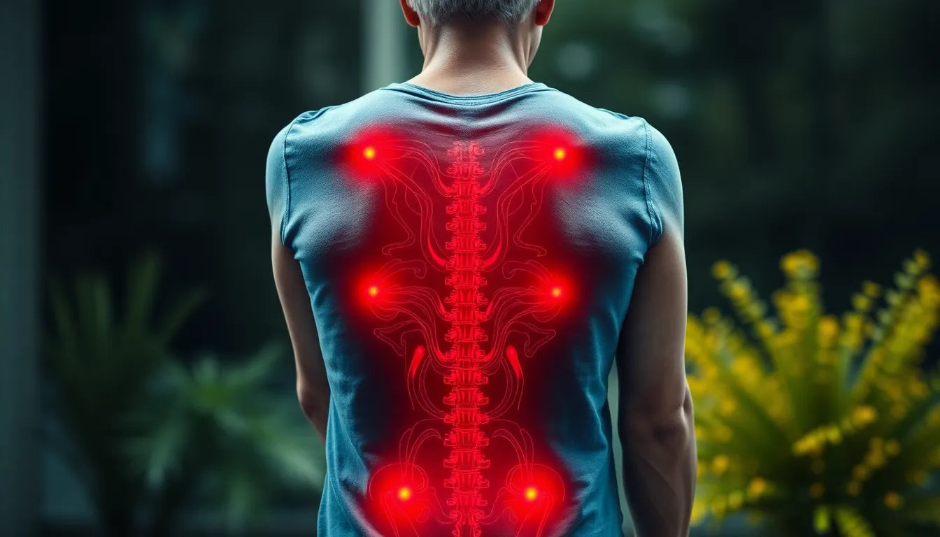 Plötzliche Rückenschmerzen verstehen und lindern - Illustration