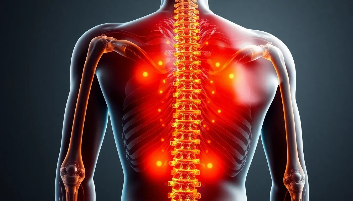 Befreie deinen Rücken: So lindern Verstopfung und Rückenschmerzen - Illustration