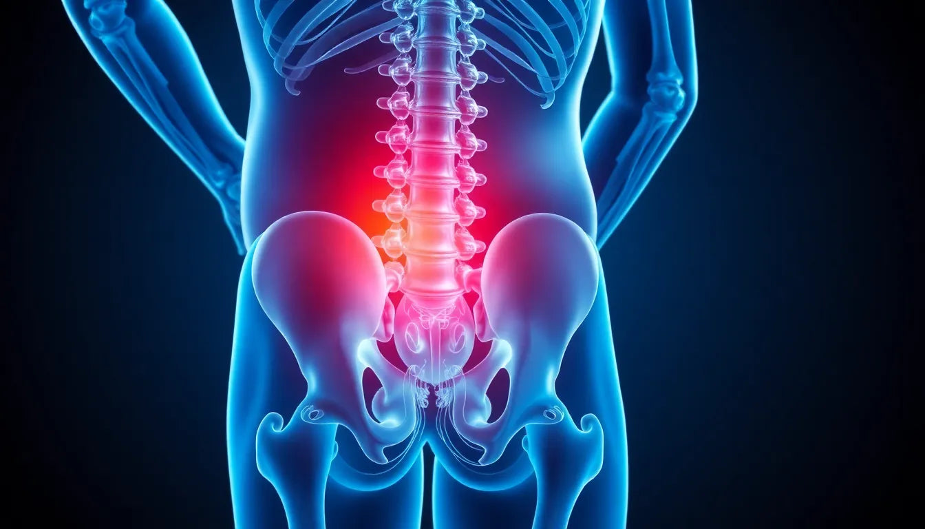 Linderung für den Ischiasnerv: Tipps gegen Schmerzen in der Lendenwirbelsäule - Illustration