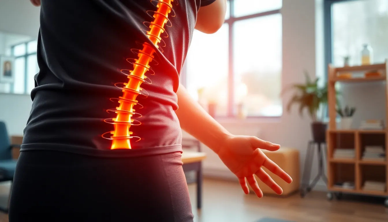 Effektive Übungen gegen Arthrose in der Lendenwirbelsäule entdecken - Illustration