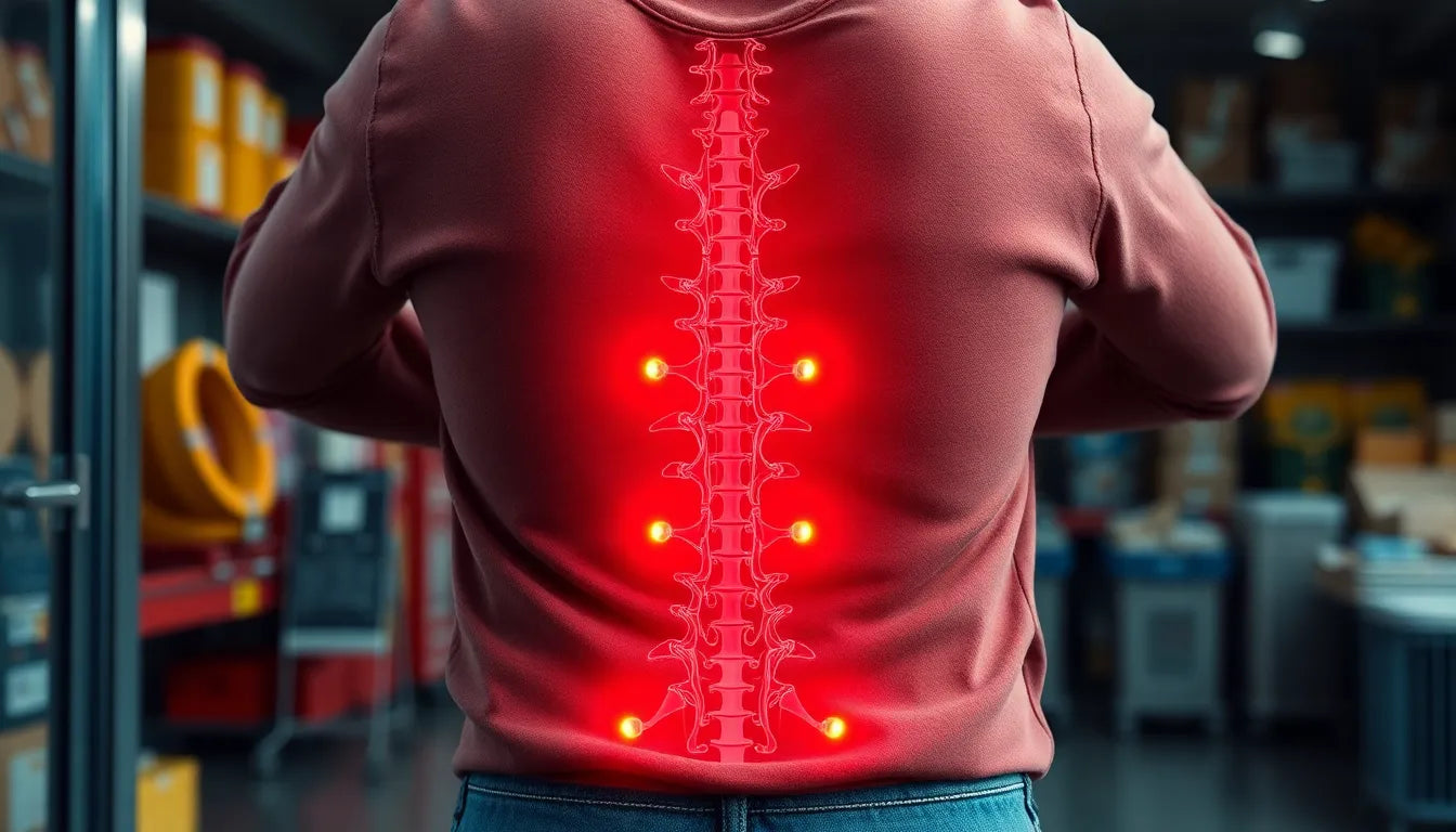 Richtig heben statt leiden: So vermeiden Sie Rückenschmerzen - Illustration