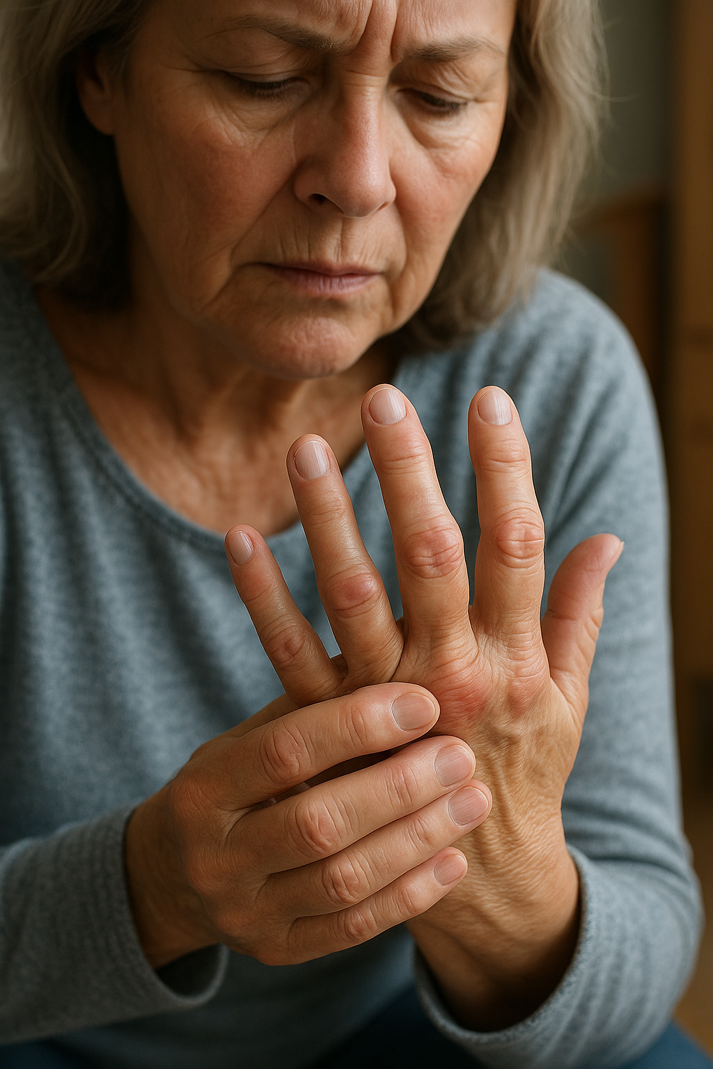 Frühe Anzeichen der Fingerarthrose: Erkennen und Handeln für Ihre Gelenkgesundheit - Illustration