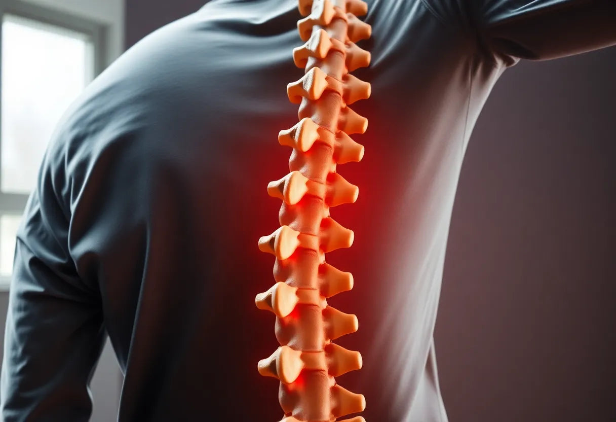 Spondylolisthesis verstehen und bewältigen: Ein Leitfaden für Betroffene - Illustration