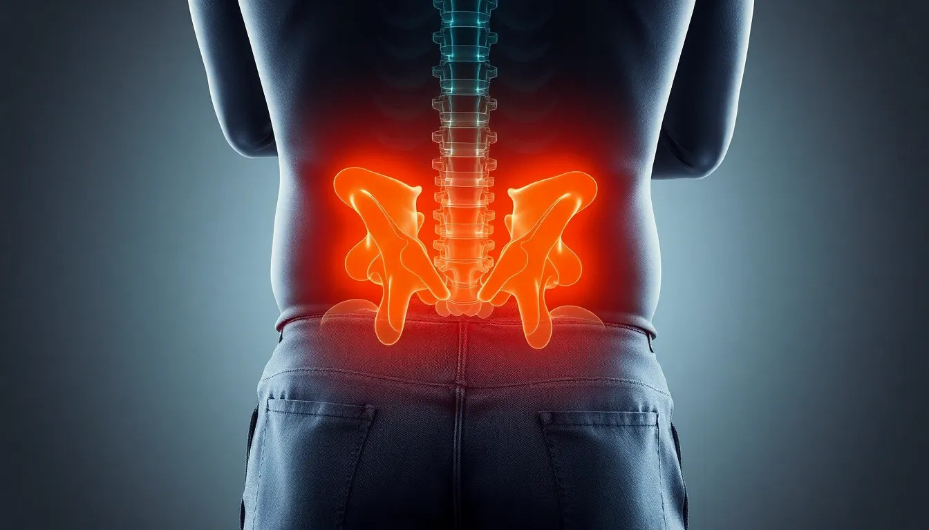 Befreie deinen Rücken von Schmerzen: Tipps gegen ondt i ryggen lænden - Illustration