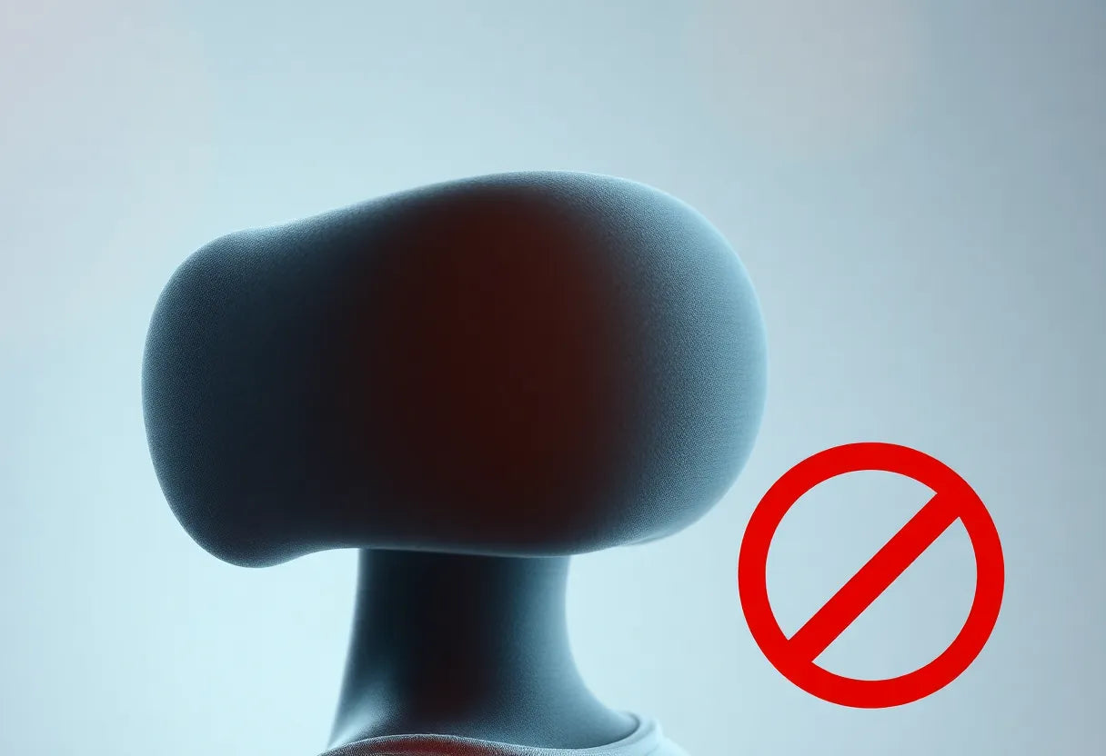 Kopfkissenwahl bei Bandscheibenvorfall der HWS: So finden Sie die perfekte Unterstützung - Illustration