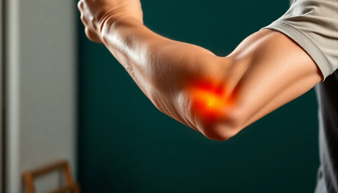 Übungsleser: effektive Übungen gegen tennisalbue für schmerzfreie Tage - Illustration