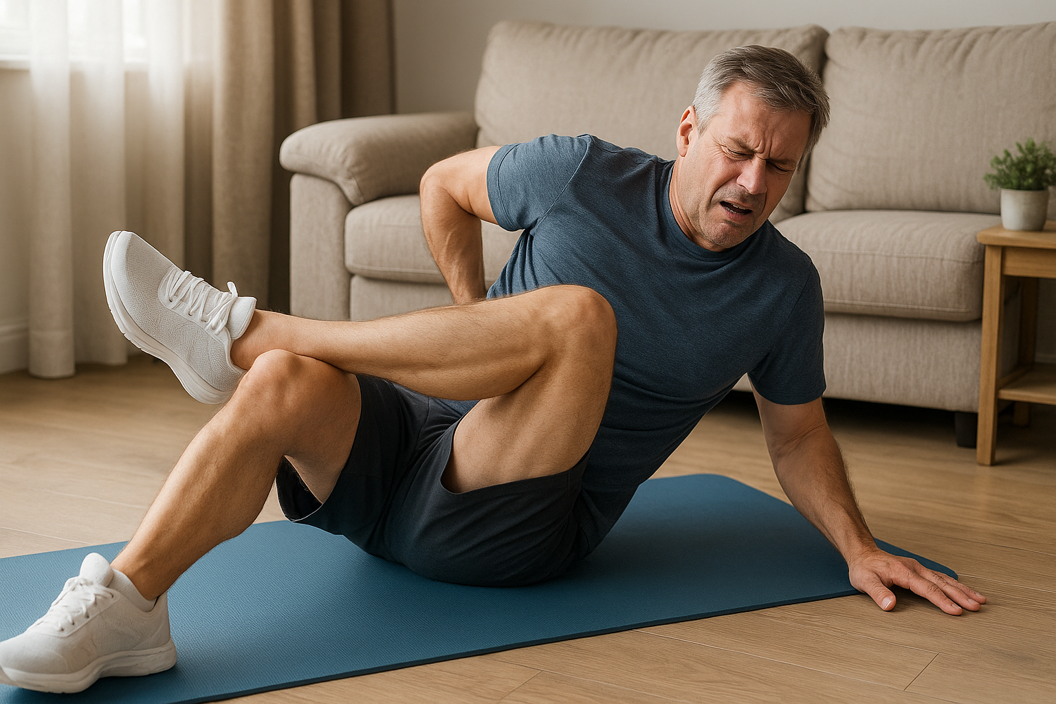 Ischias-Schmerzen ade: die besten Übungen für schnelle Linderung - Illustration