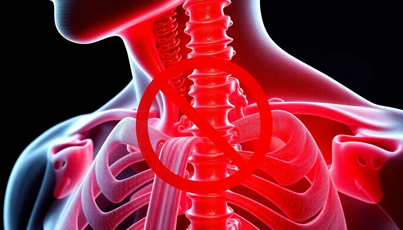Thorakaler bandscheibenvorfall verstehen und behandeln: was Sie wissen müssen - Illustration