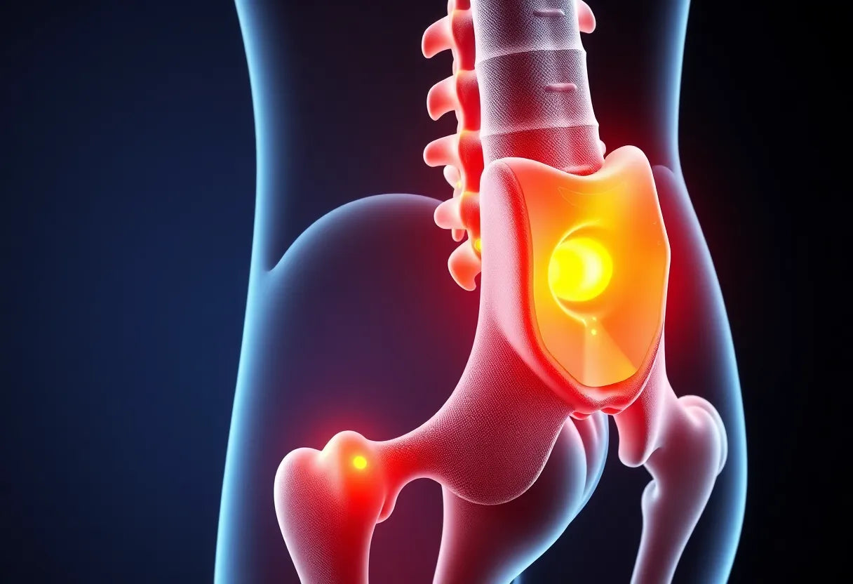Befreie dich von Schmerzen: Tipps bei einem bandscheibenvorfall s1 - Illustration