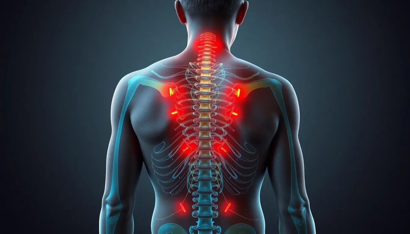 Schmerzen im Rücken Der Ischiasnerv als Ursache und Lösungsmöglichkeiten - Illustration