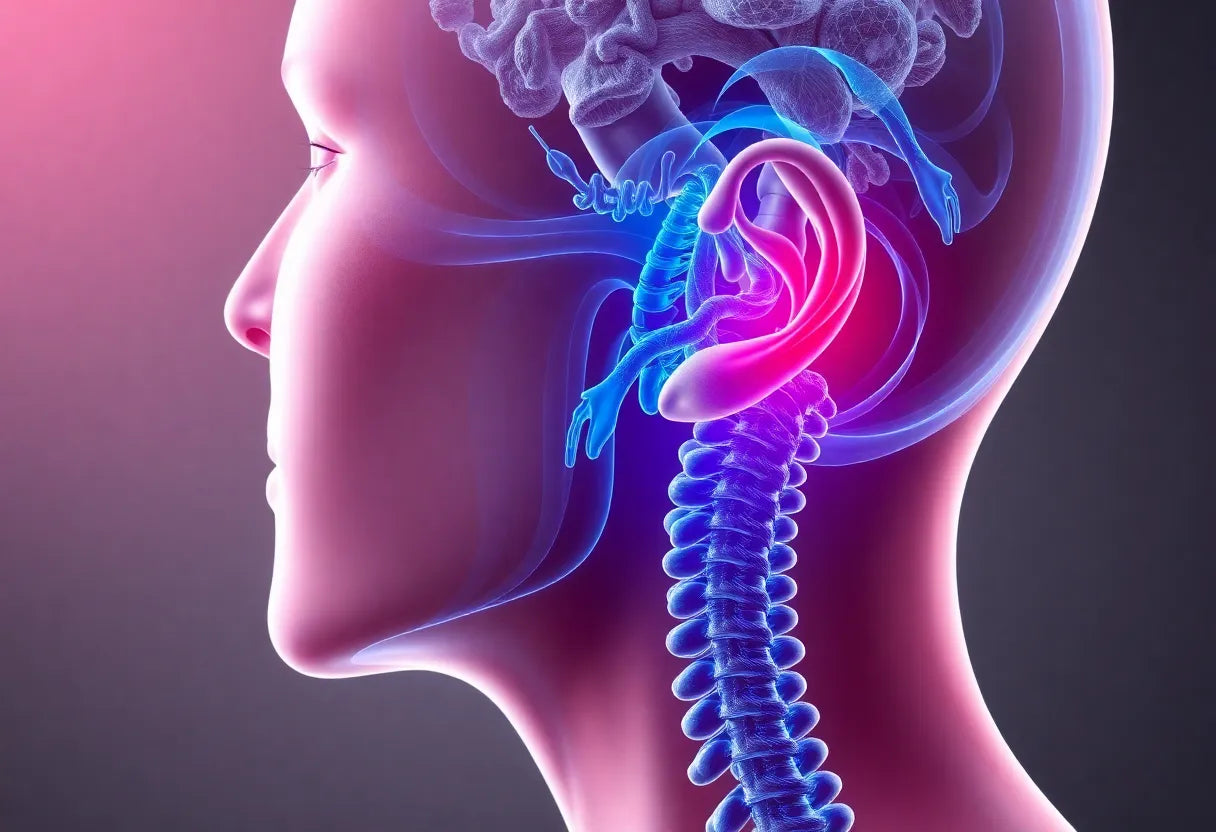 Müdigkeit durch bandscheibenvorfall hws verstehen und lindern - Illustration