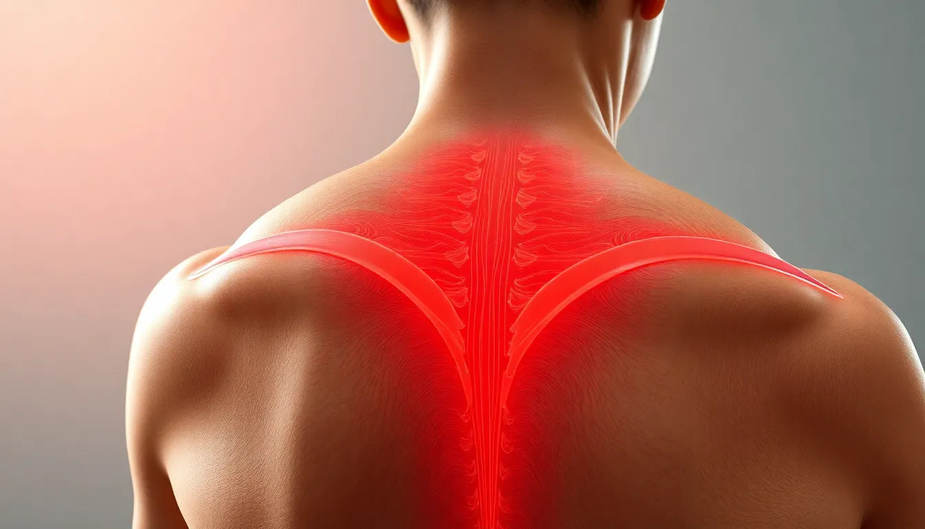 Einseitige nacken- und schulterschmerzen: ursachen und lösungen entdecken - Illustration