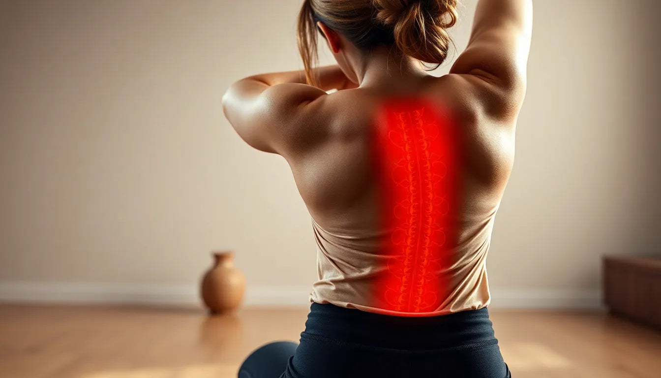 Rücken entspannen: Übungen für Übungsleser, die Rückenschmerzen lindern - Illustration