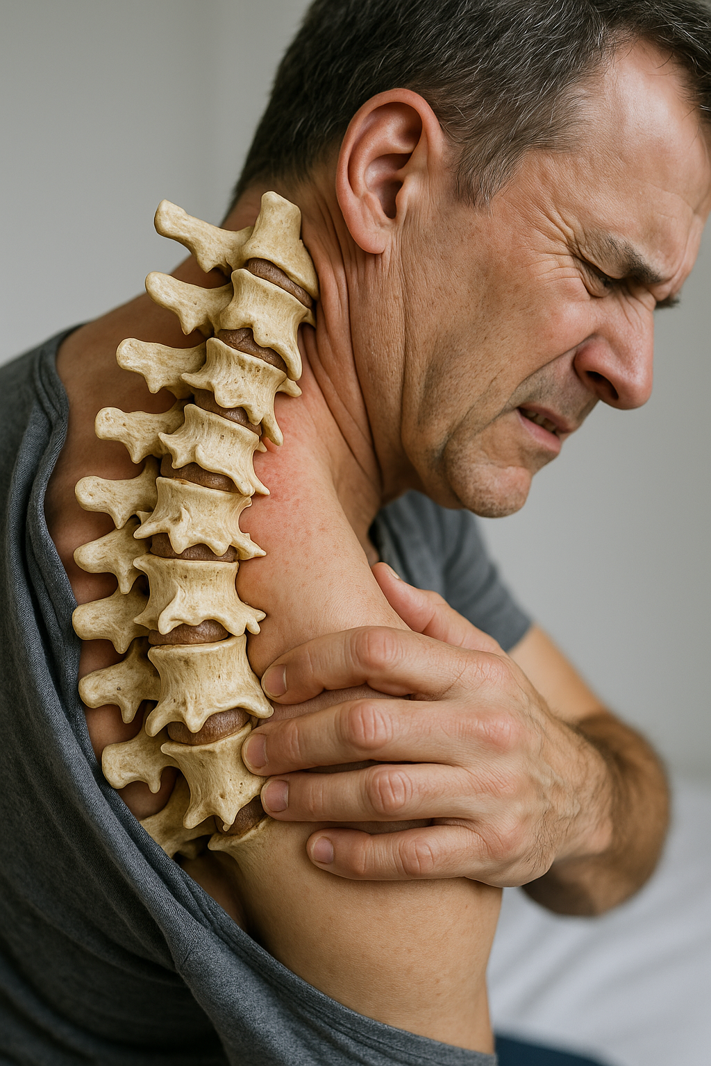 Osteophyten in der Wirbelsäule: Wenn Knochenauswüchse zur Herausforderung werden - Illustration