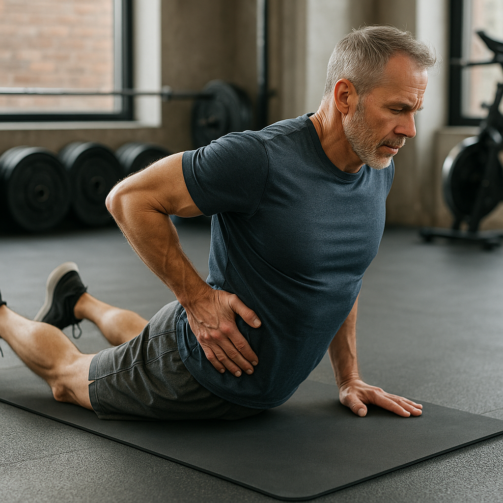 Übungsleser: die besten Übungen für einen starken unteren Rücken - Illustration