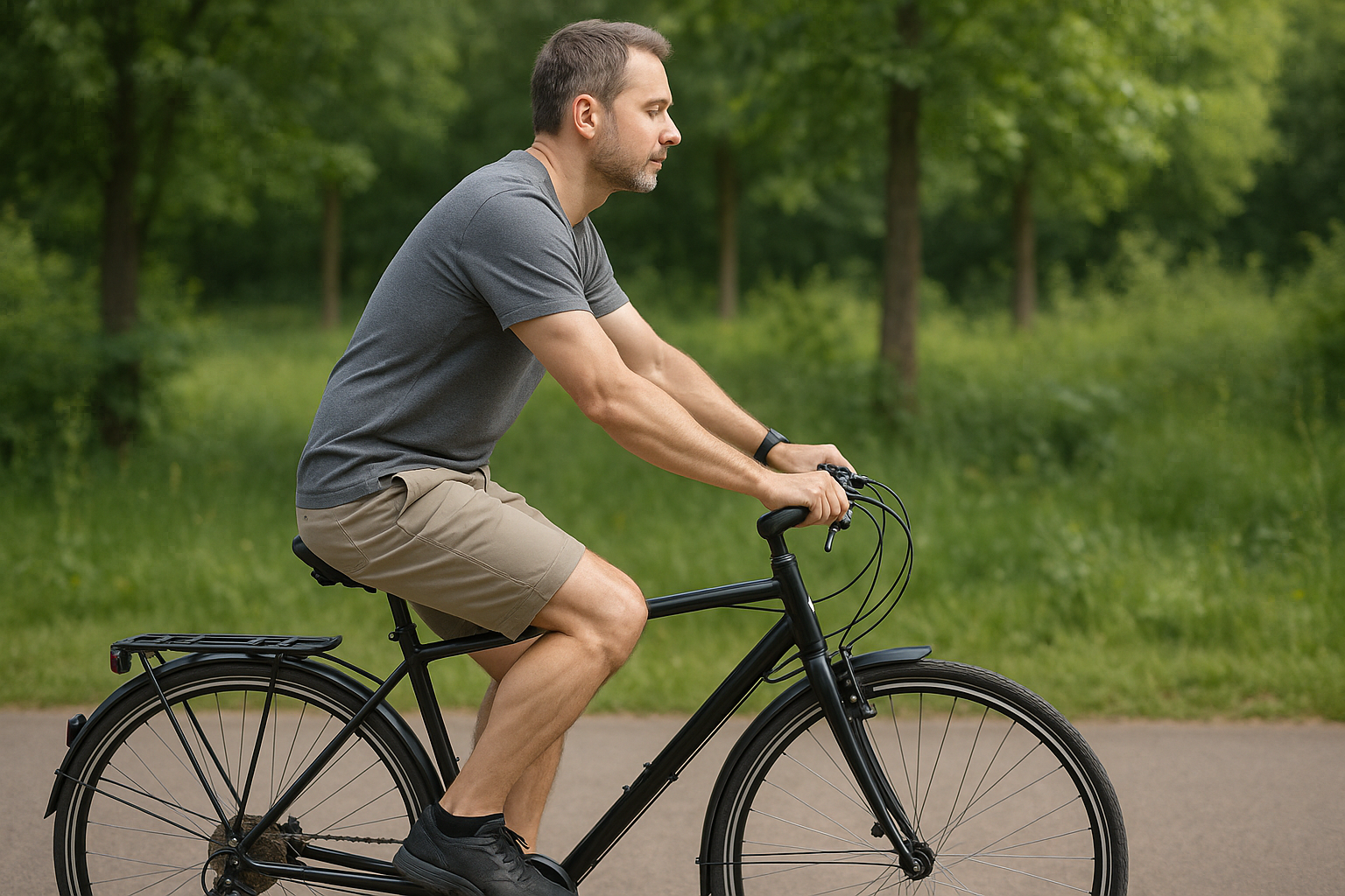 Radfahren für einen starken Rücken: Tipps und Vorteile für Ihre Gesundheit - Illustration