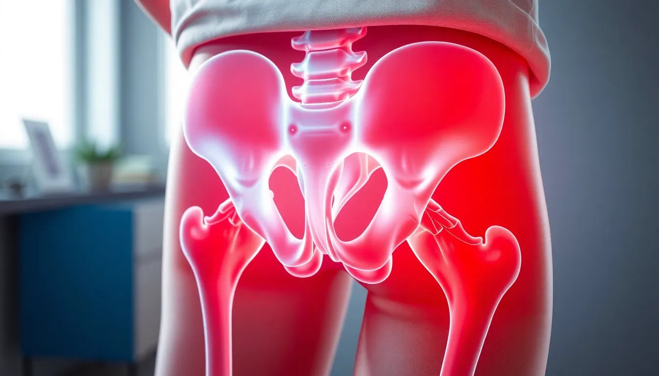 Leben ohne Schmerzen: effektive Wege zur Behandlung von hüftarthrose - Illustration