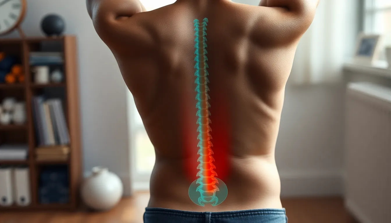 Übungsleser: effektive Übungen gegen Schmerzen im unteren Rückenbereich - Illustration