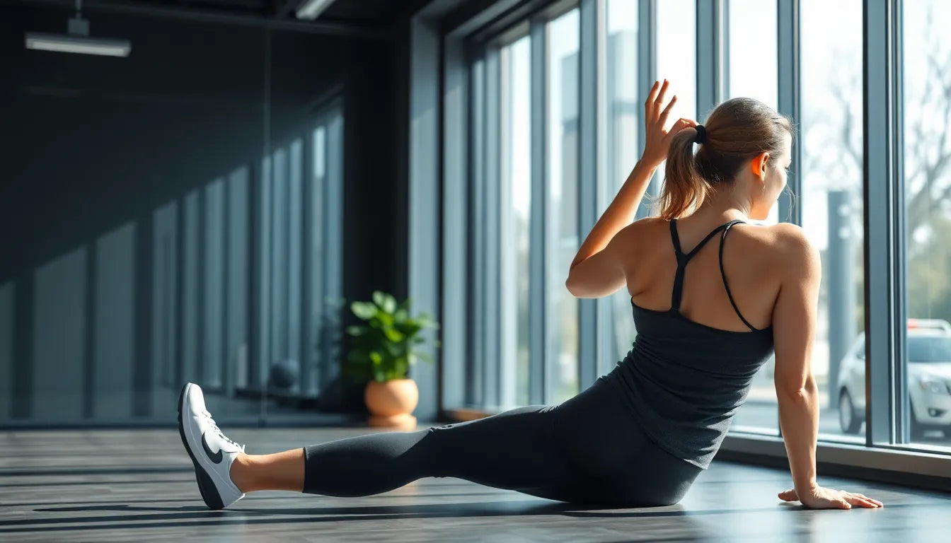 Übungsleser: effektive udstrækningsøvelser bryst für bessere Körperhaltung - Illustration