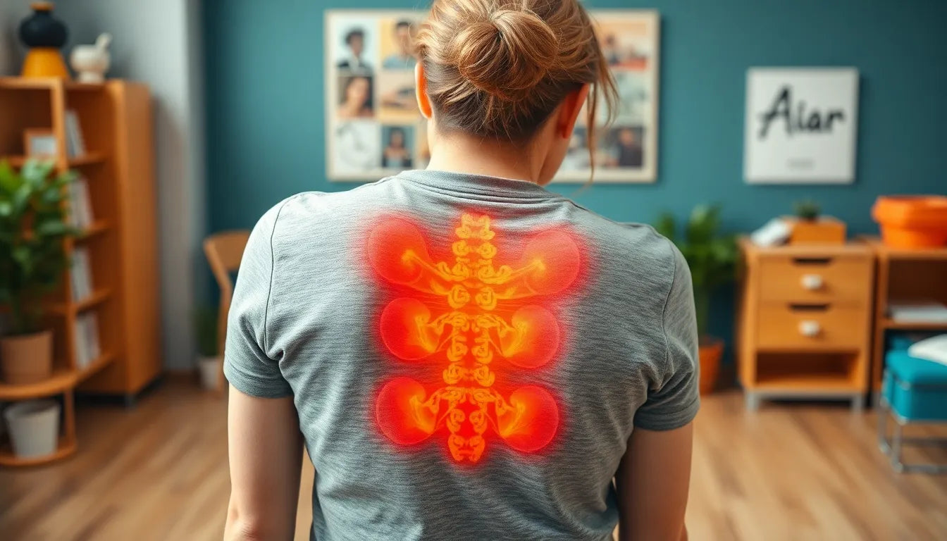 Effektive Wege zur Linderung von Rückenschmerzen im unteren Rückenbereich - Illustration