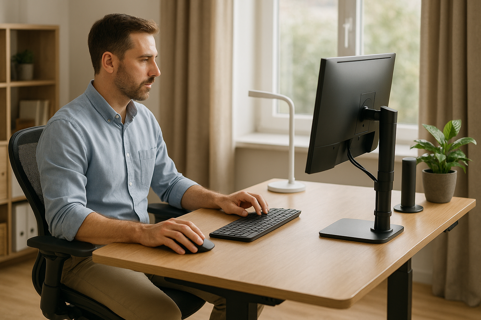 Ergonomie leicht gemacht: Tipps für ein gesünderes Arbeitsumfeld - Illustration