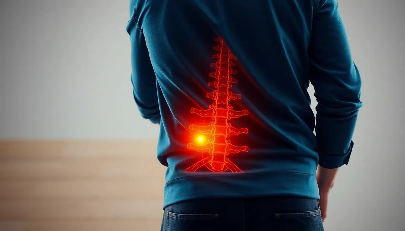 Schmerzfrei bücken: Tipps gegen Schmerzen im unteren Rücken - Illustration