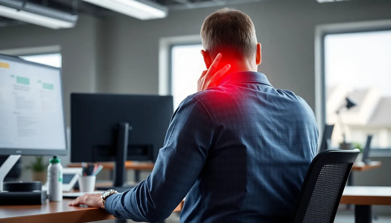 Nackenverspannungen lösen: Tipps für schmerzfreie Tage - Illustration