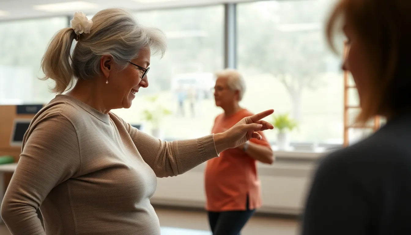 Übungsleser aufgepasst: Effektive udstrækningsøvelser für ältere Erwachsene entdecken - Illustration