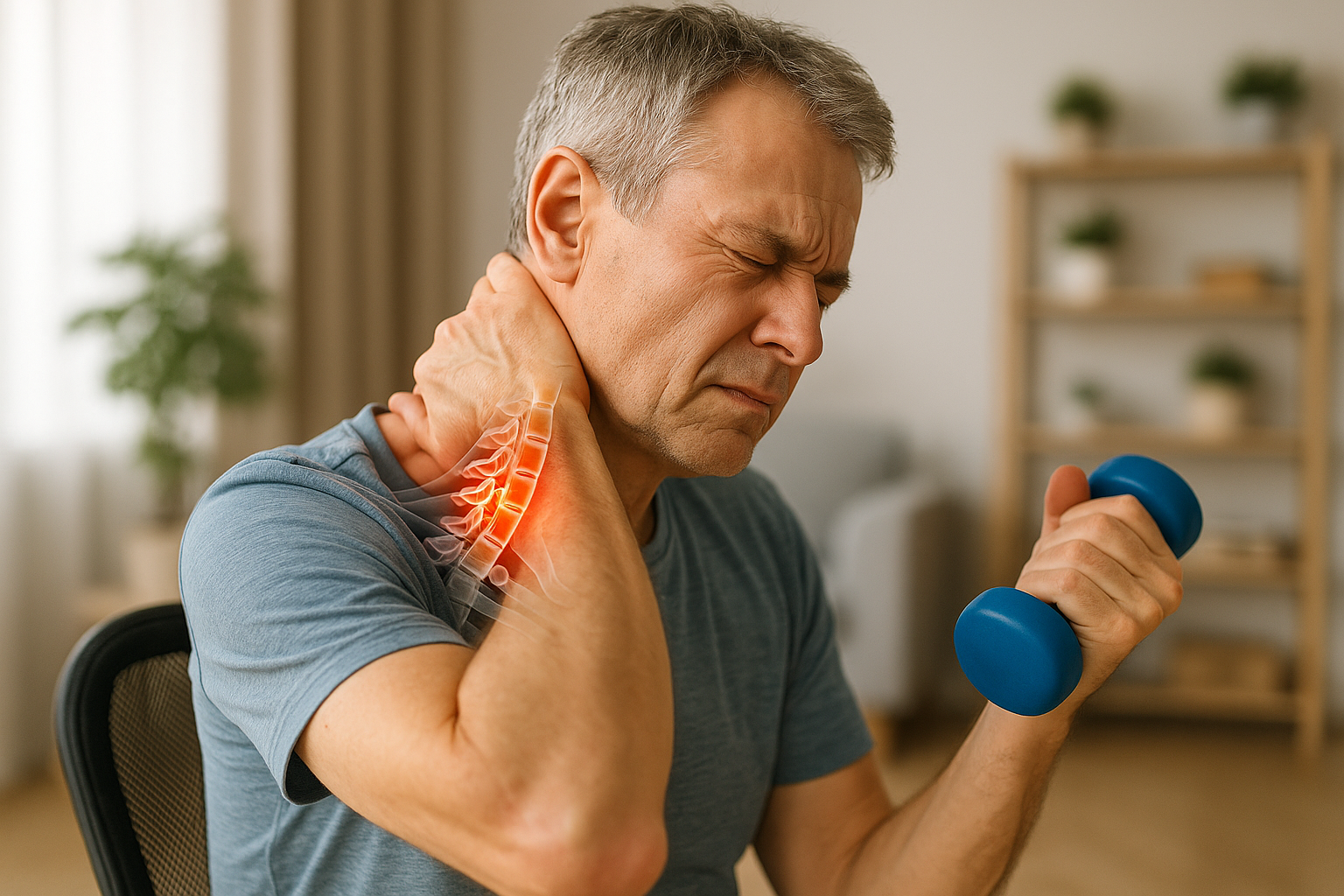 Übungsleser aufgepasst: effektive Übungen bei spinalstenose HWS für zuhause - Illustration