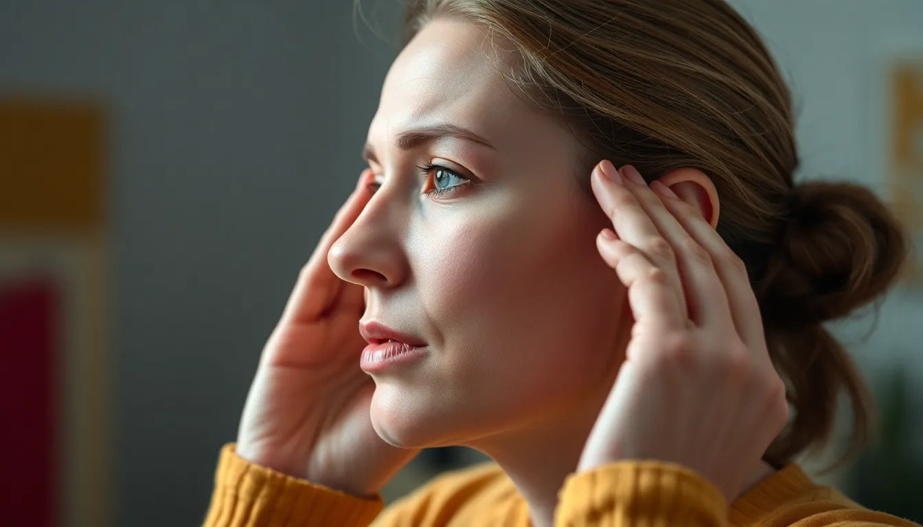 Übungsleser: einfache Übungen gegen Spannungskopfschmerzen im Nacken - Illustration