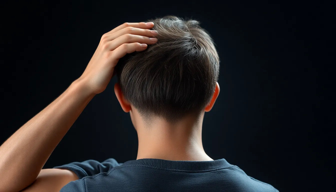 Übungsleser: effektive Übungen gegen Spannungskopfschmerzen - Illustration