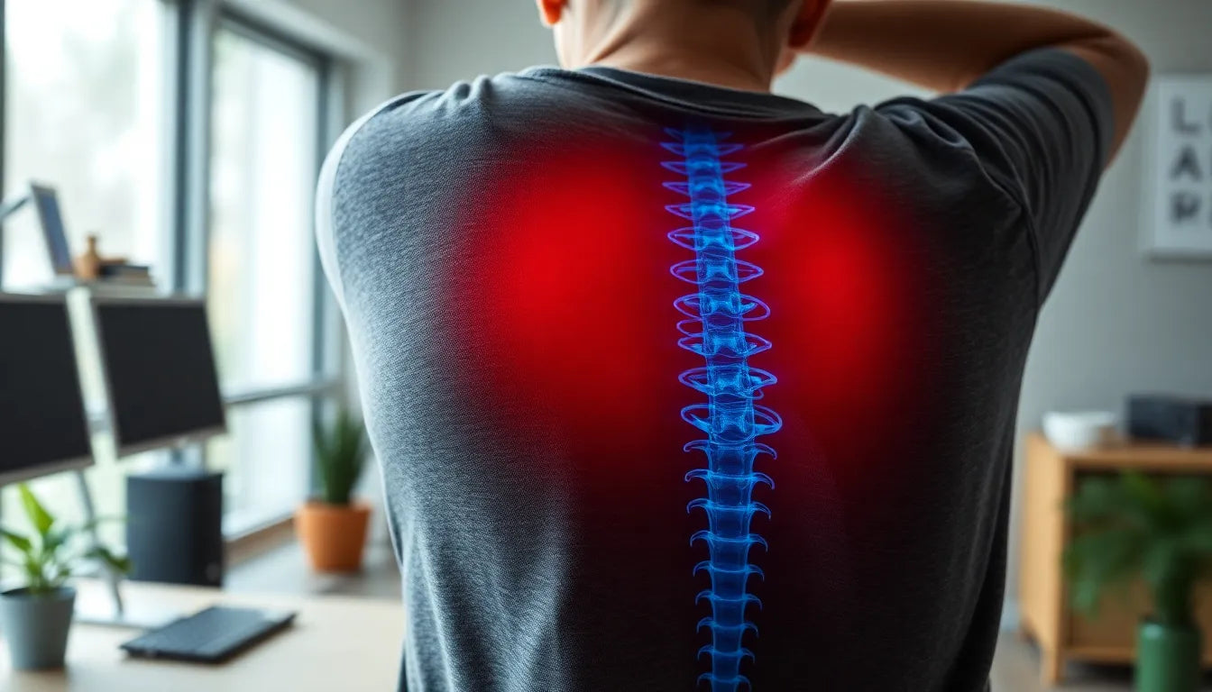 Befreie dich von starken Nackenschmerzen: Ursachen, Symptome und effektive Lösungen - Illustration