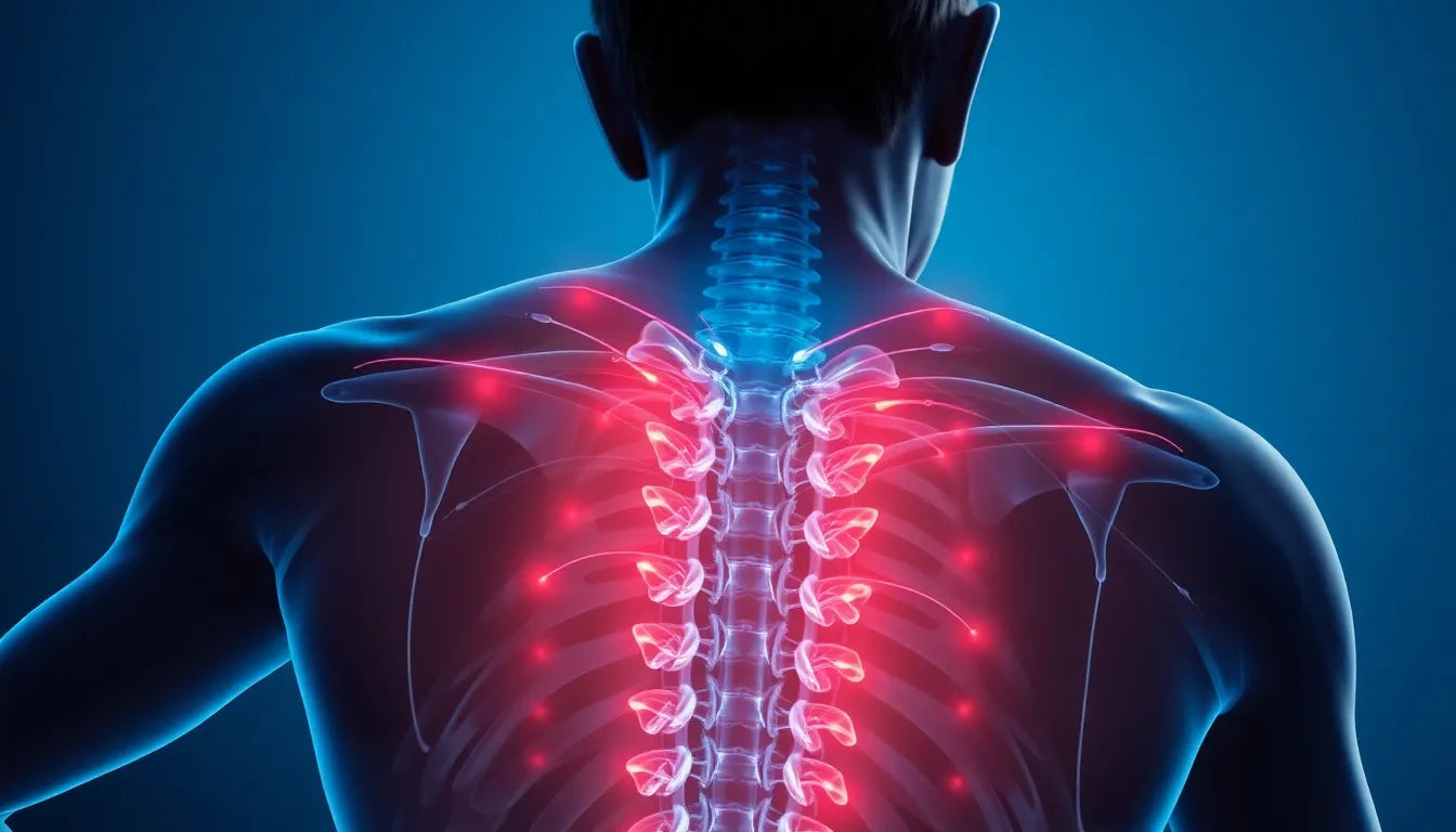 Linderung bei bandscheibenvorfall: Wege aus dem Schmerz - Illustration