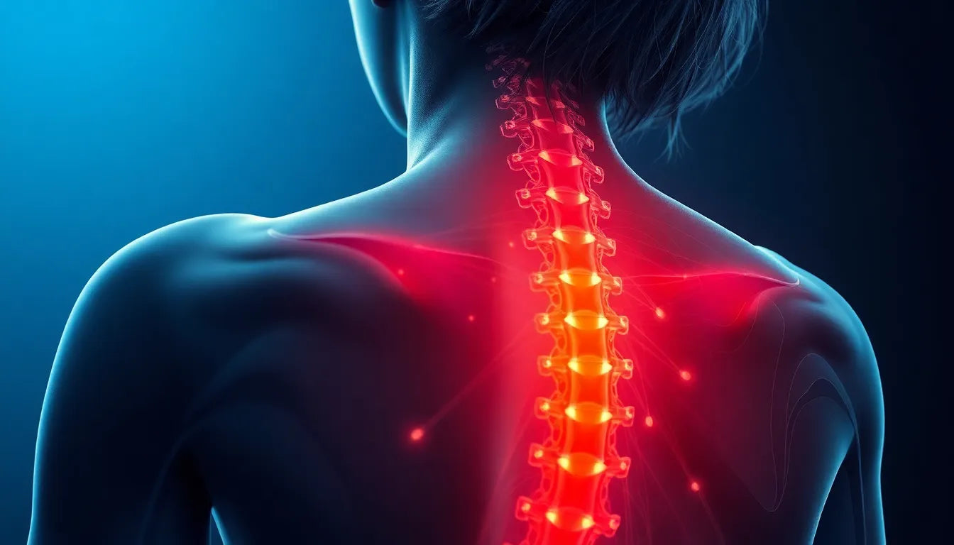 Hexenschuss Bandscheibenvorfall Ischias verstehen lernen - Illustration