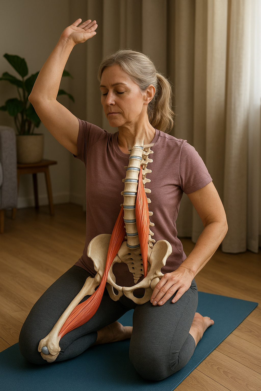 Psoas-Übungsleser: effektive Übungen für mehr Flexibilität und Stärke - Illustration