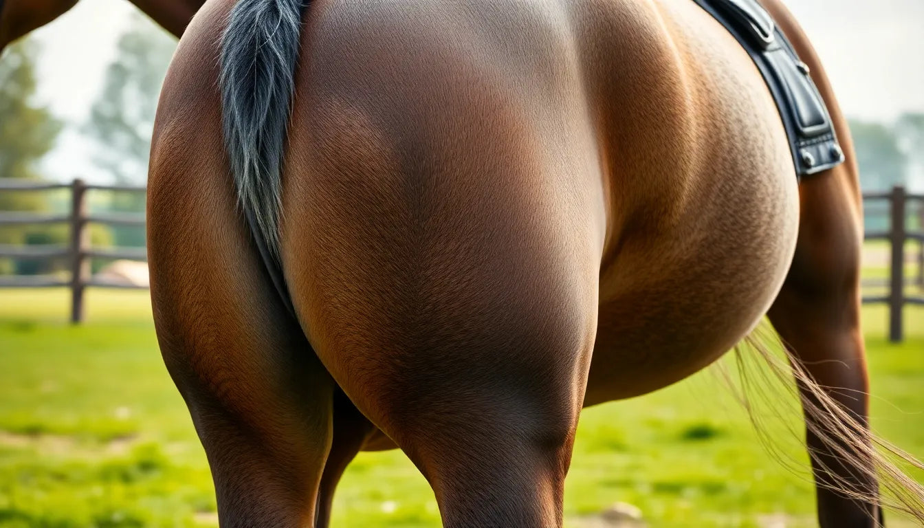 Erkenne die Zeichen: So hilfst du deinem Pferd bei Rückenschmerzen - Illustration