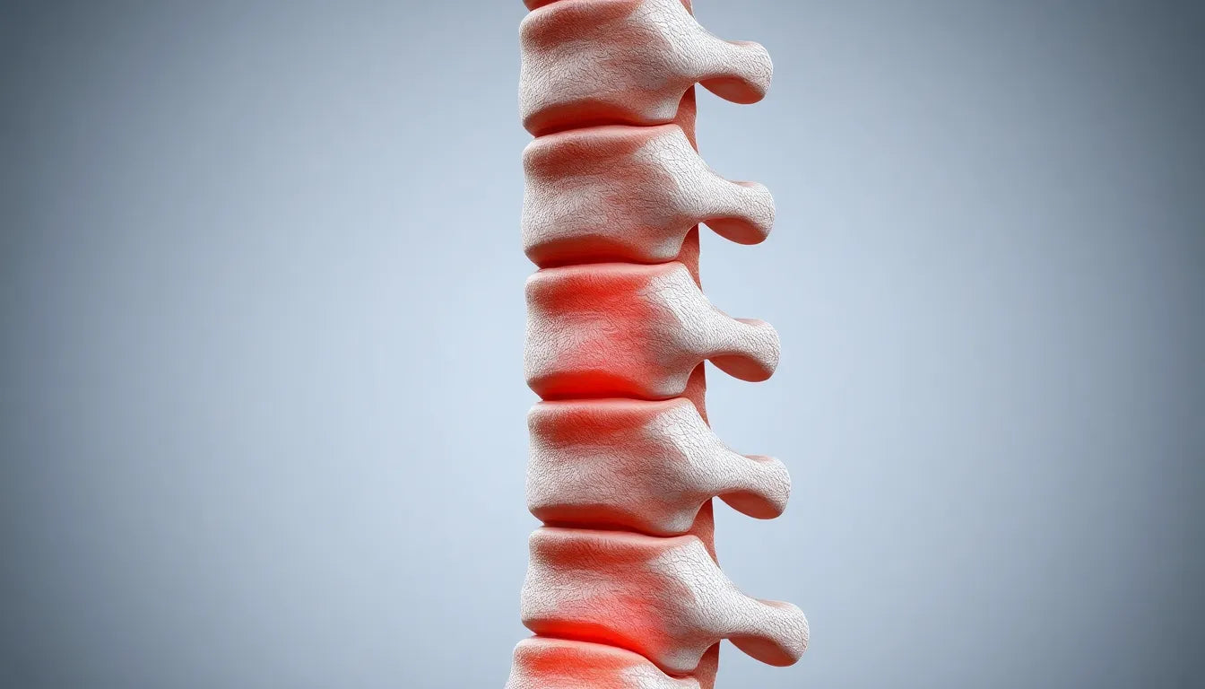 Spondylose stoppen: Wege zu einem schmerzfreien Leben entdecken - Illustration
