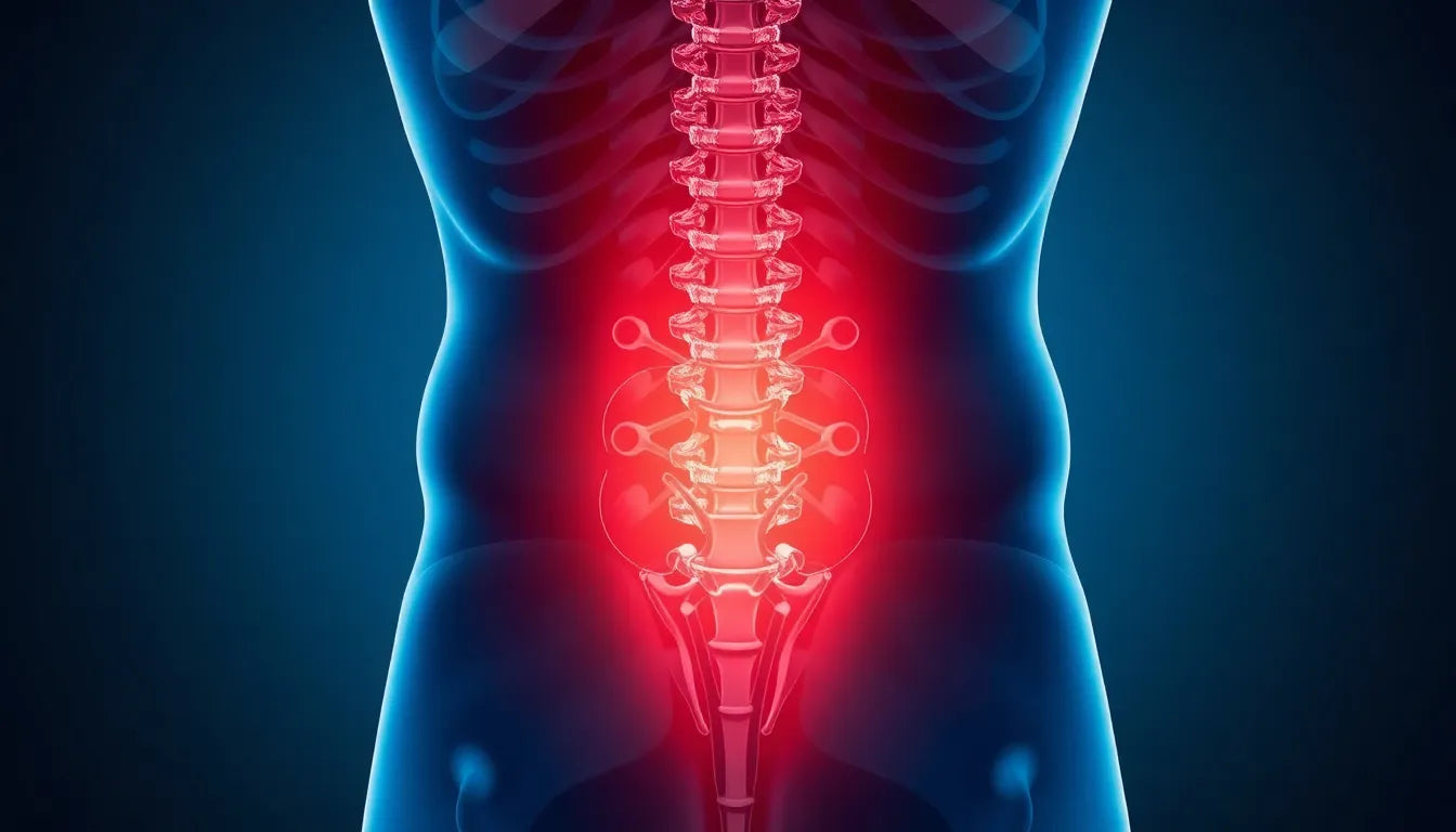 Effektive Wege zur Linderung von Schmerzen im unteren Rücken und Beckenbereich - Illustration