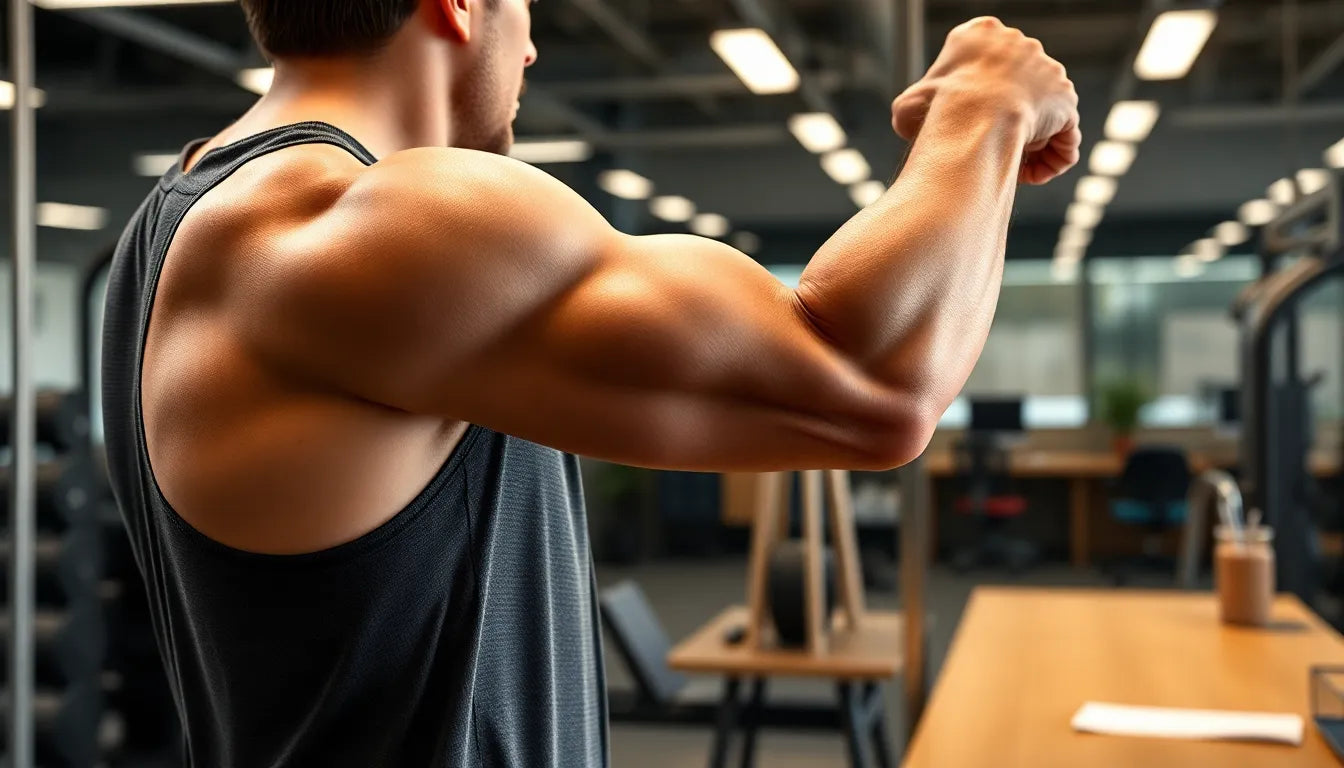 Übungsleser aufgepasst: effektive dehnübungen für den bizeps - Illustration