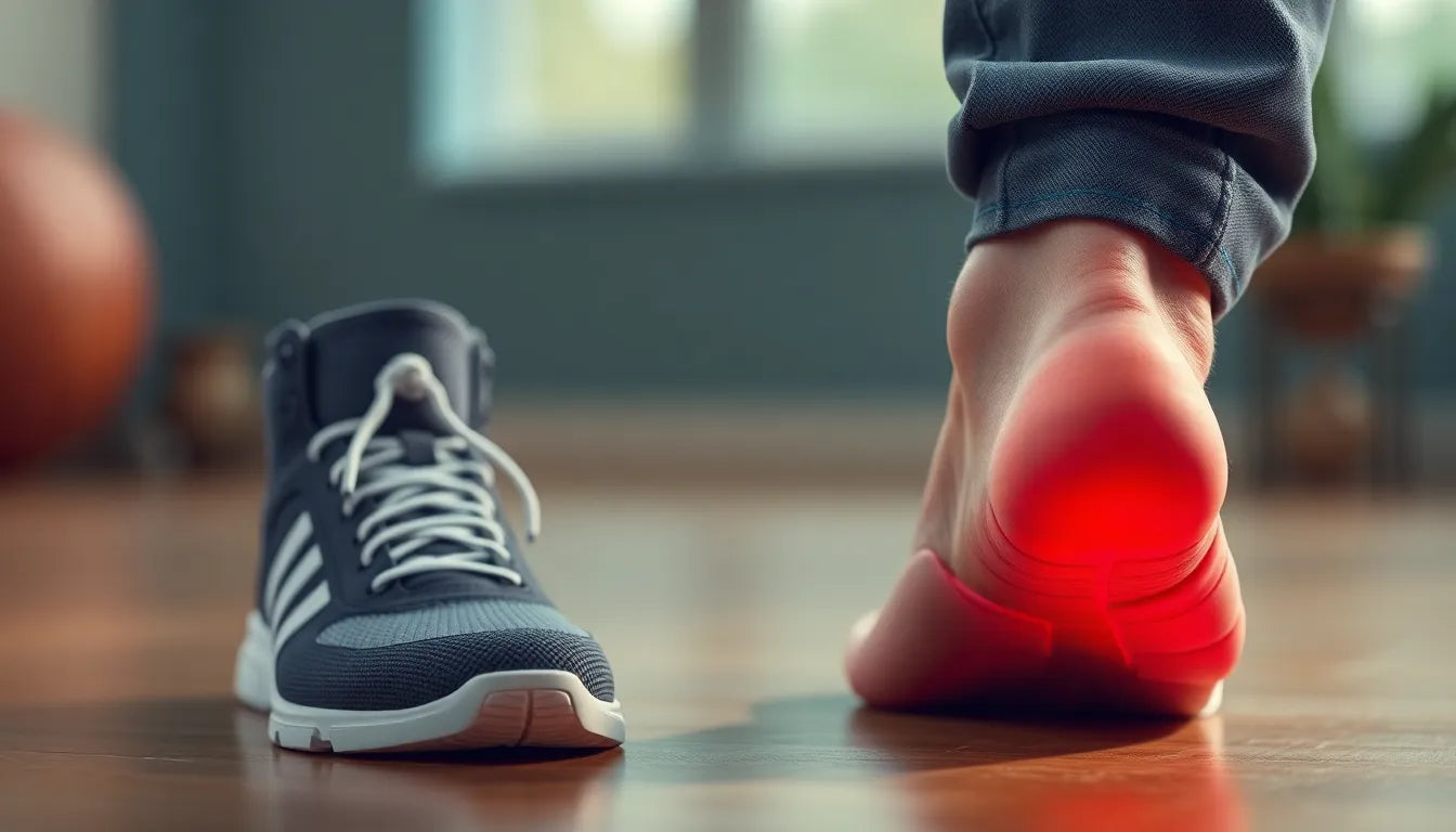 Übungsleser: effektive Übungen bei Fersensporn, die wirklich helfen - Illustration